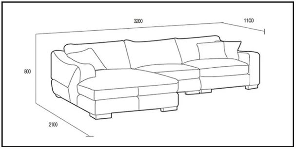 Kích thước chuẩn ghế sofa gỗ